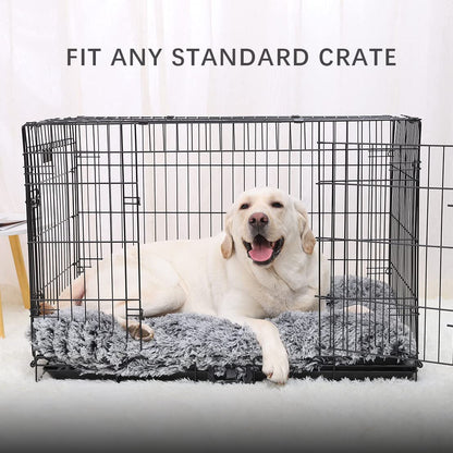 Kuschell Medium Dog Bed – Washable Calming Plush Mattress with Anti-Slip Bottom