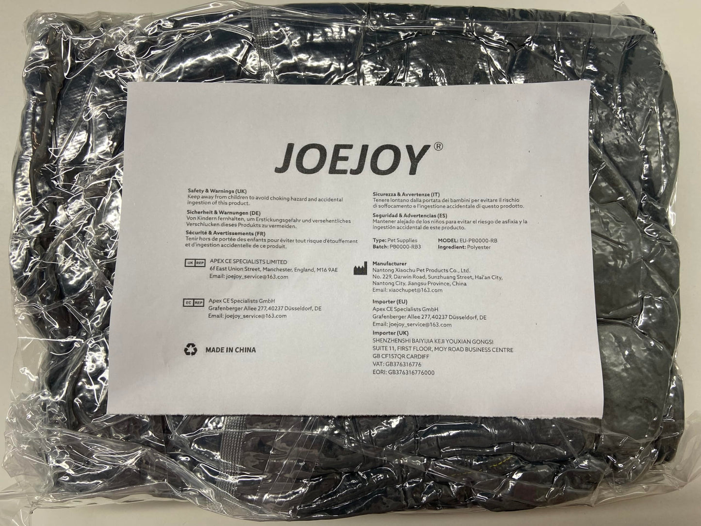 Kuschell Medium Dog Bed – Washable Anti-Anxiety Plush Mattress with Non-Slip Base